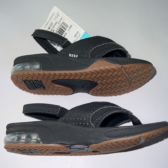 REEF LITTLE FANNING SANDALS SIZE 8 - Picture 2 of 6